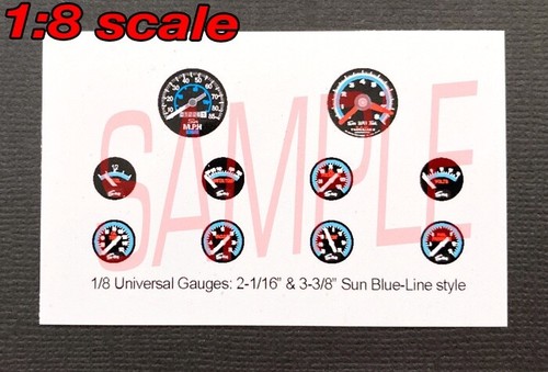 Universal sun blue - 1/8, line