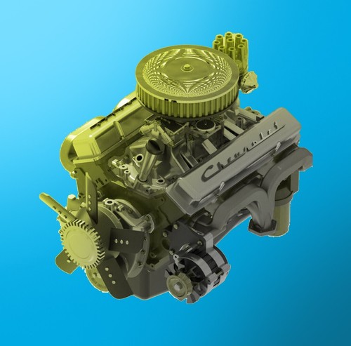 Chevy 327 small block - chevy, v8